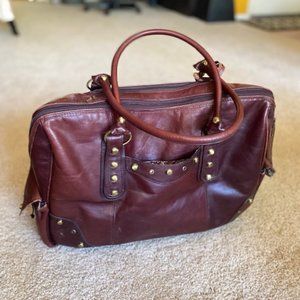 Gogovogage leather roller bag
